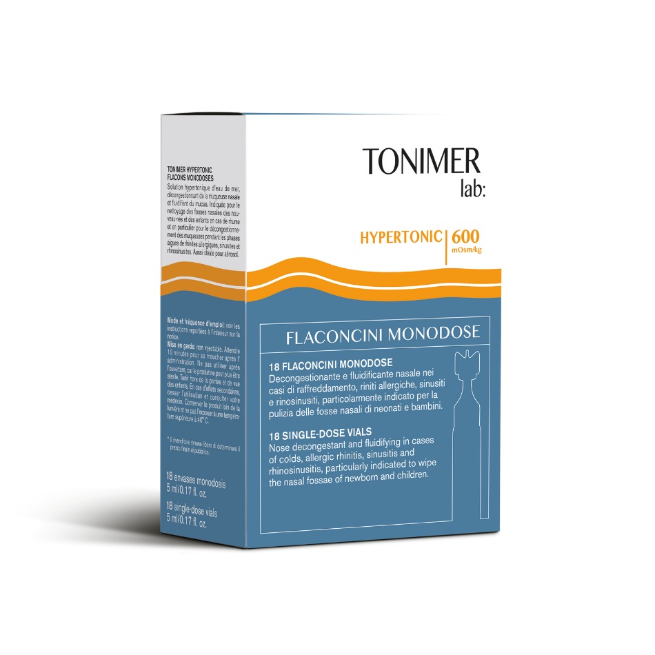 TONIMER LAB HYPERTONIC 18 SINGLE DOSE VIALS